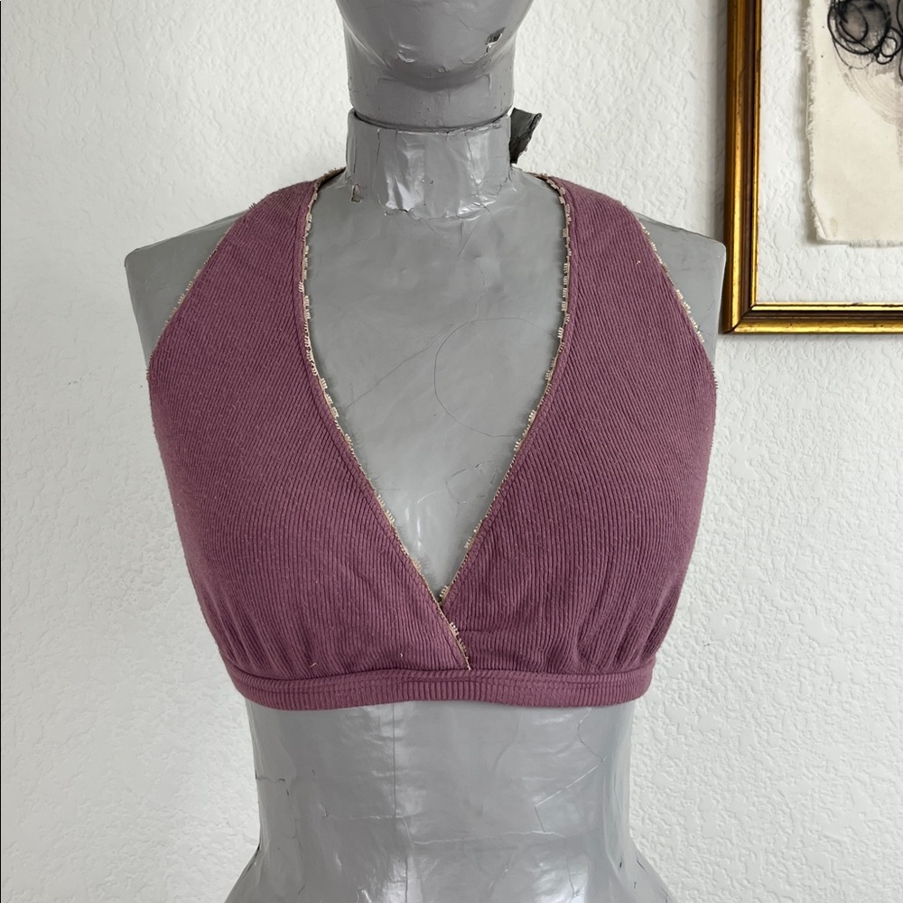 Belabumbum Ribbed Pima Cotton Lounge Sleep Bra